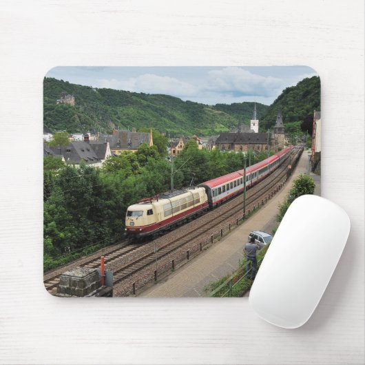 Personenzug in St. Goar Mousepad (Mit Mouse)