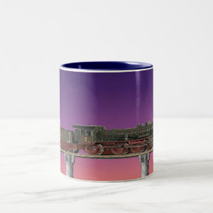 Personenzuglokomotive P8-Tasse Zweifarbige Tasse