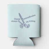 Personification Funny Creative Writing Dosenkühler (Rückseite)