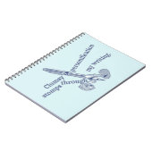 Personification Funny Creative Writing Notizblock (Linke Seite)