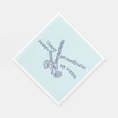 Personification Funny Creative Writing Serviette (Ecke)