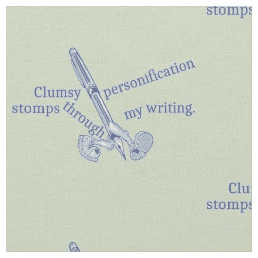 Personification Funny Creative Writing Stoff (Nahaufnahme)