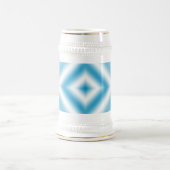 Personifizieren-Himmel blaue Diamantsteigung Bierglas (Mittel)