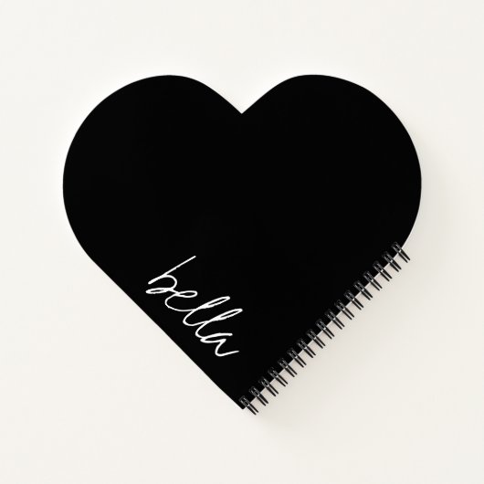 personifizieren Name schwarze Katze Starry sky Notizblock (Rückseite)