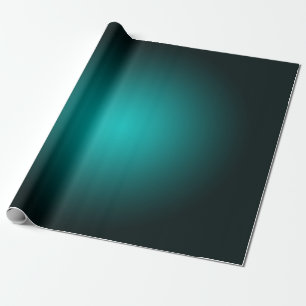 Personifizieren Sie - aquamarinen ombre Geschenkpapier