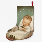 Personifizieren Sie Baby Jesus Kleiner Weihnachtsstrumpf (Rückseite)