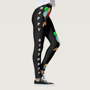 Personifizieren Sie Ballon-Geburtstag feiern Leggings
