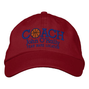 Personifizieren Sie Basketball-Trainers-Kappe Ihr Bestickte Baseballkappe
