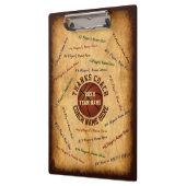 Personifizieren Sie Basketball-Trainers-Klemmbrett Klemmbrett (Links)