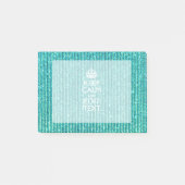 Personifizieren Sie BEHALTEN leicht RUHE UND Post-it Klebezettel (Vorderseite)