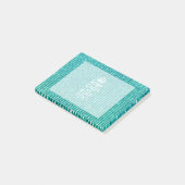 Personifizieren Sie BEHALTEN leicht RUHE UND Post-it Klebezettel (angewinkelt)