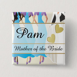 Personifizieren Sie Brautparty, Abendessen und Button