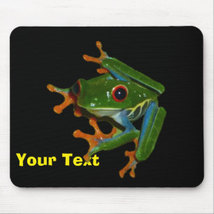 Personifizieren Sie Costa Rica roten mit Augen Mousepad