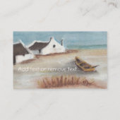 Personifizieren Sie dieses Kap-Hütten-Zeichnen Visitenkarte (Rückseite)