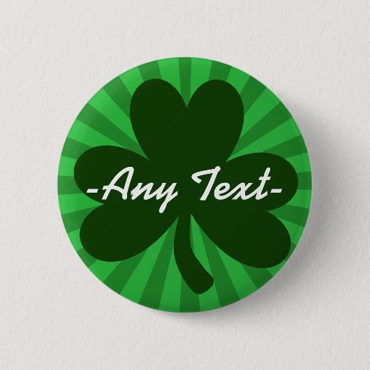 Personifizieren Sie dieses St Patrick Tag Button (Vorderseite)