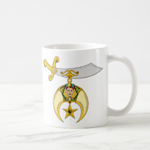 PERSONIFIZIEREN SIE EMBLEM SHRINERS KAFFEETASSE