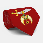 PERSONIFIZIEREN SIE EMBLEM SHRINERS KRAWATTE (Gerollt)