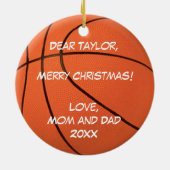 Personifizieren Sie es, Basketball Keramik Ornament (Hinten)