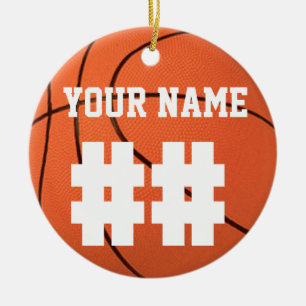Personifizieren Sie es, Basketball Keramik Ornament