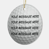 Personifizieren Sie es, Golfball Keramik Ornament (Links)