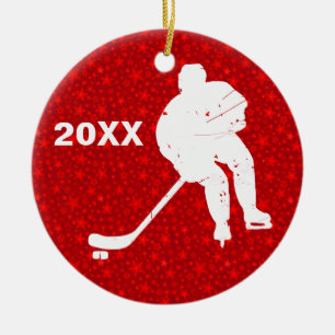 Personifizieren Sie es, Hockey Keramikornament