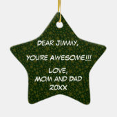 Personifizieren Sie es, Hockey-Tormann Keramikornament (Hinten)