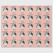 Personifizieren Sie es rosa Geschenkpapier (Flach)