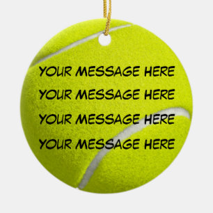 Personifizieren Sie es, Tennisball Keramik Ornament