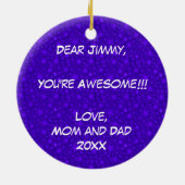 Personifizieren Sie es und fechten Keramikornament (Hinten)