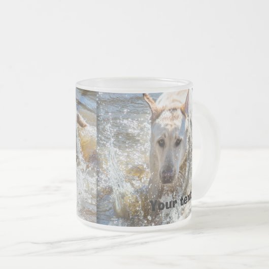 Personifizieren Sie: Färben Sie das Mattglastasse (VorderseiteRechts)