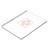 Personifizieren Sie, fertigen Sie besonders an, Notizblock (Linke Seite)