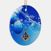 Personifizieren Sie Freimaureremblem Keramikornament (Rechts)