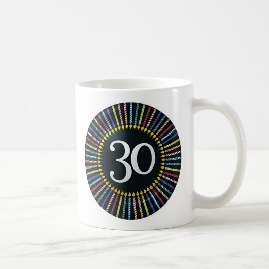 Personifizieren Sie GEBURTSTAG 30 Kaffeetasse (Rechts)