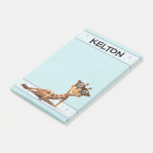 Personifizieren Sie Giraffenpost-itanmerkungen Post-it Klebezettel (angewinkelt)