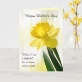 Personifizieren Sie: Glücklicher Karte (Gelbe Blume)