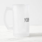 PERSONIFIZIEREN Sie ~ herstellen Ihre eigene Mattglas Bierglas (Links)