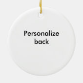 Personifizieren Sie i-Liebe, die Sie addieren Keramikornament (Hinten)