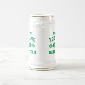 Personifizieren Sie irischen trinkenden Team MVP Bierglas (Mittel)