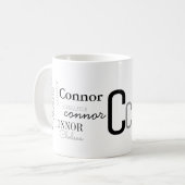 Personifizieren Sie Kaffeetasse (Vorderseite Links)