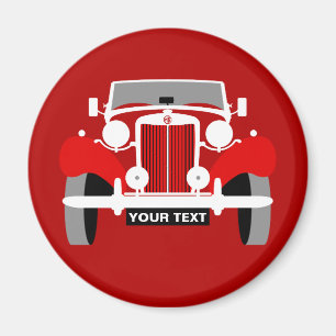 Personifizieren Sie klassisches Vintages Magnet