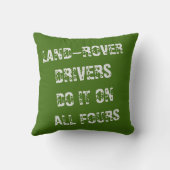 Personifizieren Sie kundenspezifische Olivgrün Kissen (Rückseite)