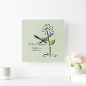 Personifizieren Sie, Lehrer danken Ihnen, Quadratische Wanduhr (Zuhause)