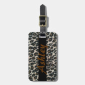 Personifizieren Sie Leopard-Druckband Gepäckanhänger (Vorderseite vertikal)