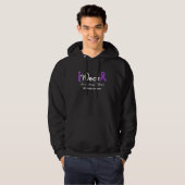 Personifizieren Sie lila BandFibromyalgia Hoodie (Vorne ganz)