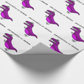 Personifizieren Sie lila Geschenkpapier (Ecke)