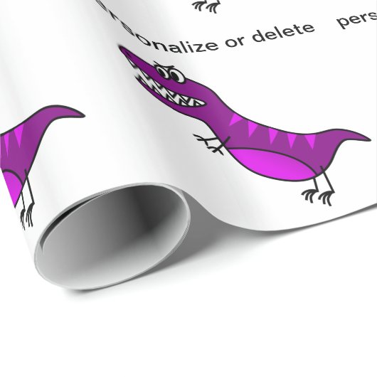 Personifizieren Sie lila Geschenkpapier (Rolleneckpunkt)