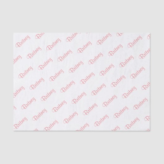 Personifizieren Sie: Mädchen-rosa Seidenpapier (Vorderseite)