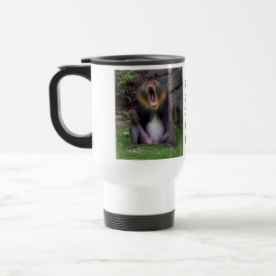 Personifizieren Sie Mandrill Pavian #2 Reisebecher