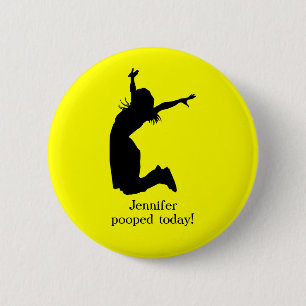 Personifizieren Sie mich kackte heute mit einem Button
