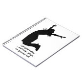 Personifizieren Sie mich kackte heute mit einem Notizblock (Linke Seite)